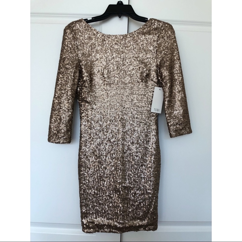 Tobi Sequins Mini Dress, NWT